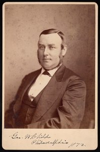 Portrett av George William Childs 1829-1894, 1872.
