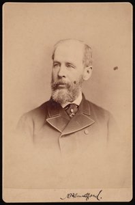 Portrett av uidentifisert mann, oktober 1876. av Frederick Gutekunst