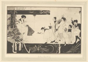 [Aubrey Beardsley: Madame Sagalles fødselsdag]