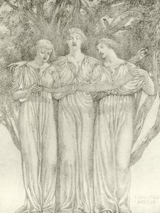 The Fairies (gravyr) av Frederick Hamilton Jackson