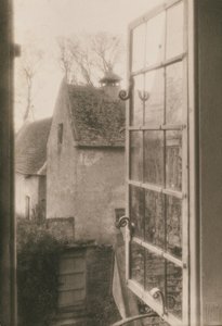 Fra et vindu på Kelmscott Manor, 1896 (platinatrykk)