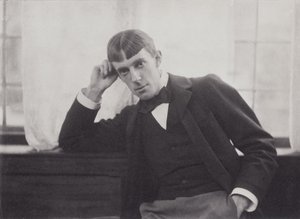 Portrettfotografi av Aubrey Beardsley (1872-98) av Frederick Evans (1853-1943)