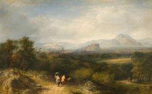 Edinburgh fra Corstorphine, 1846.