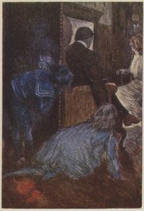 Illustrasjon for They av Rudyard Kipling (farge litho) av Frederick Henry Townsend