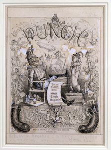 'In the Soup', illustrasjon til forsiden av Punch magazine av Frederick Henry Townsend