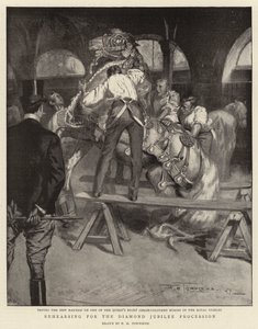 Øver til diamantjubileumsprosesjonen av Frederick Henry Townsend