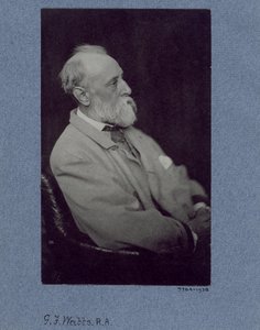Portrett av George Frederick Watts (1817-1904) av Frederick Hollyer