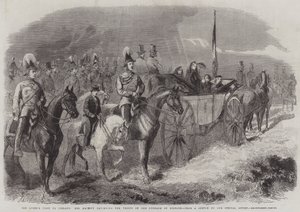 Dronningens besøk i Irland, Hennes Majestet gjennomgår troppene på Curragh of Kildare