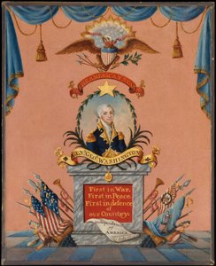 Den amerikanske stjernen George Washington, ca. 1803.