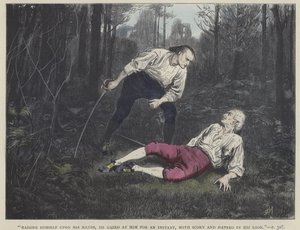 Illustrasjon for Barnaby Rudge av Frederick L. Bernard