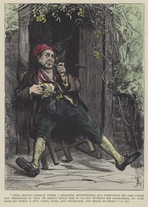 Illustrasjon for Barnaby Rudge av Frederick L. Bernard