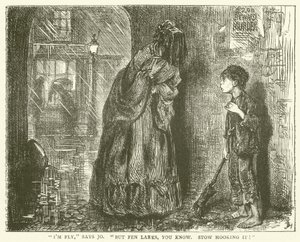Illustrasjon for Bleak House av Frederick L. Bernard
