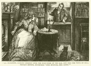 Illustrasjon for Martin Chuzzlewit av Frederick L. Bernard
