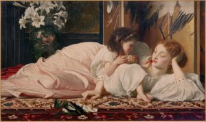 Mor med barn (kirsebær) av Frederick Lord Leighton