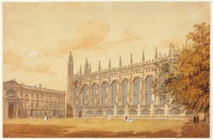 Sørsiden av King#39;s College Chapel, Cambridge