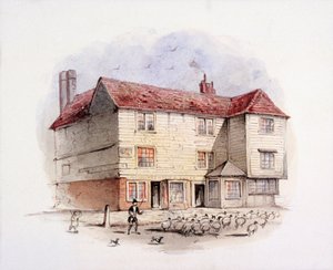 Islington Green, London, c1840