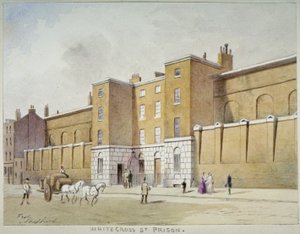 Utsikt over Whitecross Street Prison for debitors, London, c1840