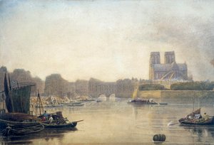Notre Dame, Paris, 1800-tallet av Frederick Nash