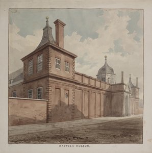 Utsikt over British Museum, Holborn, ca. 1807 av Frederick Nash