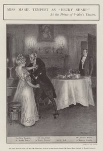 Miss Marie Tempest som Becky Sharp ved Prince of Wales