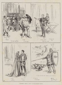 Shaksperes Henry IV, del I på Haymarket Theatre av Frederick Pegram