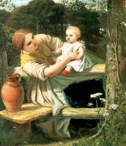 På vei til våren, c1862 av Frederick Richard Pickersgill