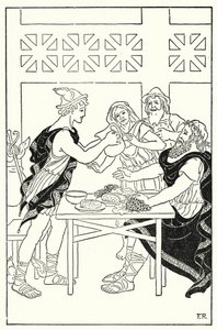 Quicksilver fortsatte med å fylle bollene fra muggen som skulle være tom (litho) av Frederick Richardson
