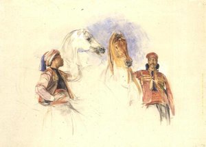Skisser av ryttere av Frederick S. Lewis