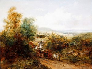 Landskap (olje på lerret)