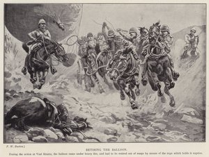 Pensjonere ballongen (litho) av Frederick William Burton