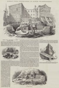 Roman Villa oppdaget i Lower Thames-Street av Frederick William Fairholt