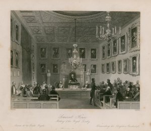 Somerset House, møte i Royal Society