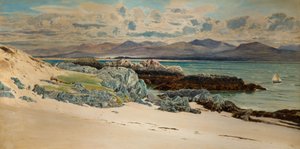 Snowdon og Caernarvon fra Llanddwyn Island, 1917.