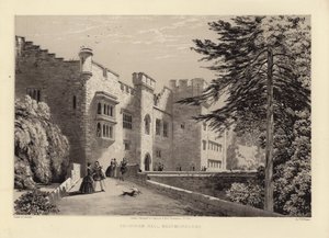 Brougham Hall (lithotint)