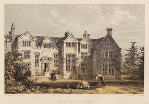 Loseley House, Surrey (akvatint) av Frederick William Hulme