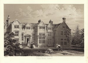 Loseley House, Surrey (litho-farge)