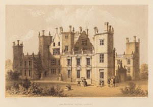 Sherborne Lodge, Dorset (akvatint) av Frederick William Hulme