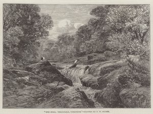 The Strid, Wharfdale, Yorkshire av Frederick William Hulme