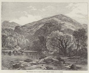 The Tranquil Hour, en scene i Nord-Wales av Frederick William Hulme