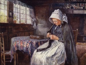 Anne Hathaways hytte, interiør av Frederick William Newton Whitehead