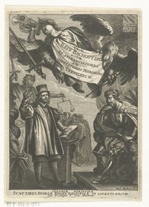 Disputaser av Reinhard Bachow von Echt og Hieronymus Treutler av Frederik Bouttats (I)