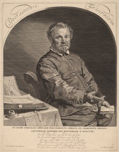 Jakob Cornelius av Frederik Hendrik van den Hove after Cornelis Visscher