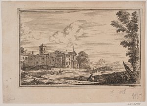 Klosterbygning, igjen i italiensk landskap