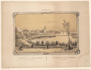 Utsikt over Arnhem Utsikt over byen Arnhem tatt fra den Berg (tittel på objekt) Gelderland (serietittel på objekt)