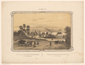 Utsikt over Oosterbeek Utsikt over landsbyen Oosterbeek fra Table Mountain (tittel på objekt) Gelderland (serietittel på objekt)