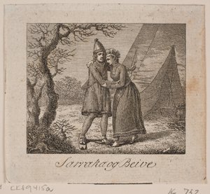Vignette til P. F. Suhms samlede skrifter av Frederik Ludvig  Bradt