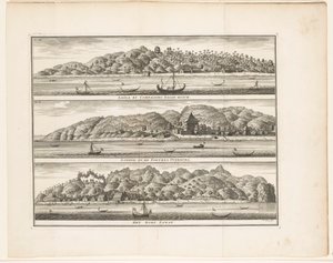 Flere VOC-forsterkninger på Ceram Laäla av Compagnies Sagoe-bosch / Loehoe, and the Fortres Overburg / Landsbyen Saway (tittel på objekt)