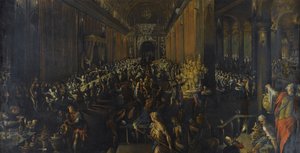Festen til Belsasar, 1596
