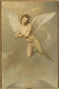 Cupidon - Amor, av Westin, Fredric (1782-1862). Olje på lerret