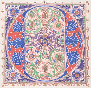 Opplyst initial O, 1830-62.